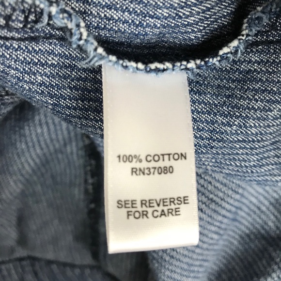 Est. 1948 Denim button down denim vest plus 22/24 - Picture 6 of 9